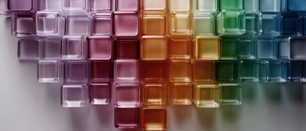 彩方块艺术装饰场景