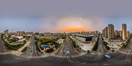 中国江苏省连云港市赣榆区VR全景高楼建筑