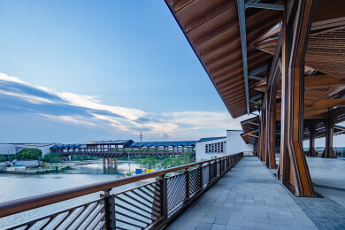 长三角生态一体化发展江南水乡客厅方厅水院