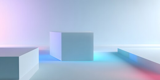 梦幻几何体背景