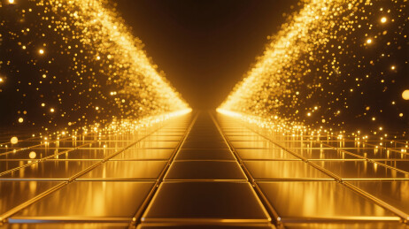 黑金方砖发光背景