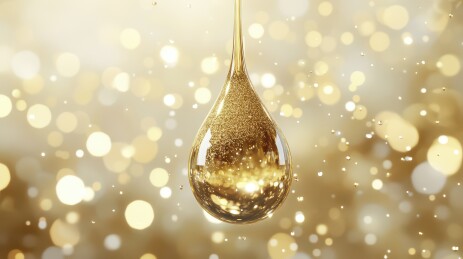 金滴闪耀梦幻背景的唯美瞬间