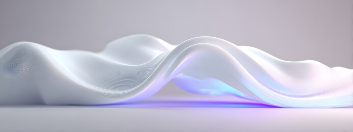 轻柔飘逸白布料