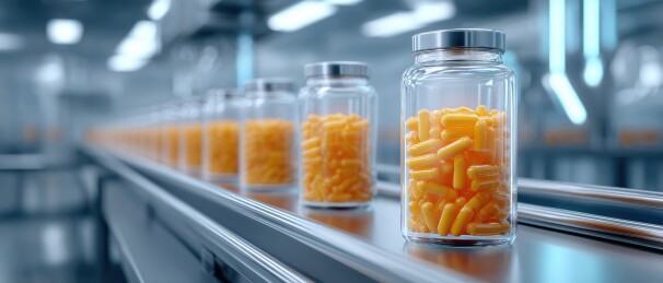 制药工厂中的胶囊生产线