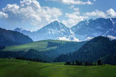 中国 新疆昌吉回族自治区江布拉克5A景区