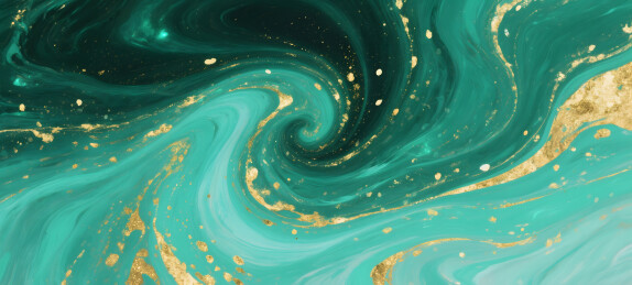 碧玉金箔流淌纹理