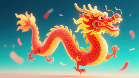 空中的神龙