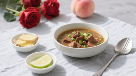 端午节牛肉炖土豆暖胃汤  