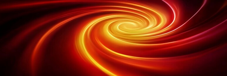 红绸光带动感背景场景