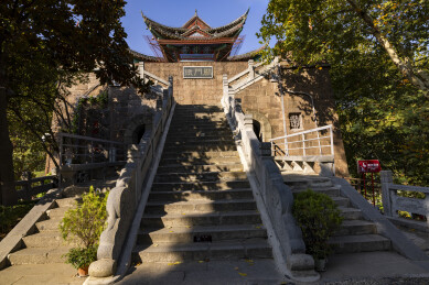 湖北省武汉市晴川阁摄影图片