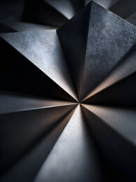 金属尖刺的光芒