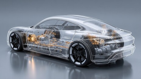 电动汽车引擎系统设计图