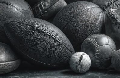 多样球类黑白集合