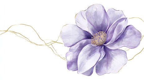 浅色抽象花朵