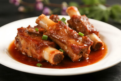 浓油赤酱的诱人酱排骨