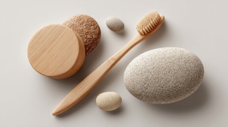 简约自然风格的个人护理用品