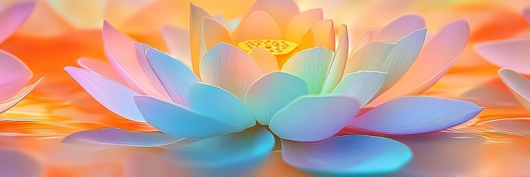 花朵梦幻色花卉特写场景