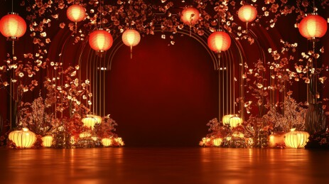 中国新年节日装饰设计