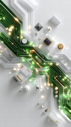 电路板与电子元件的微观世界