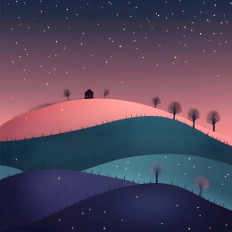 星夜山野的童话