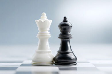 黑白对抗的棋子