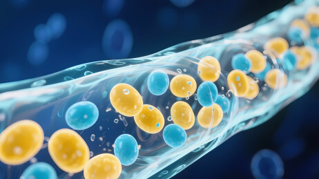 透明管内彩色小球