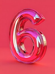 数字六的立体艺术