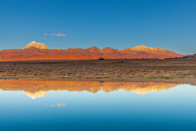 中国四川甘孜州塔公草原美景