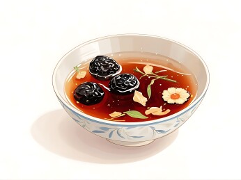 酸梅汤插画