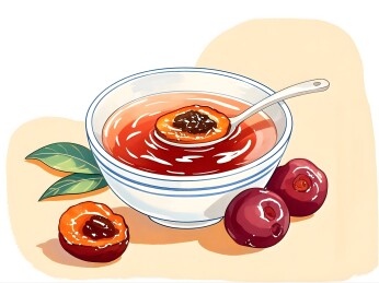 酸梅汤插画