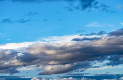 蓝天白云积雨云