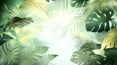 绿植叶子背景