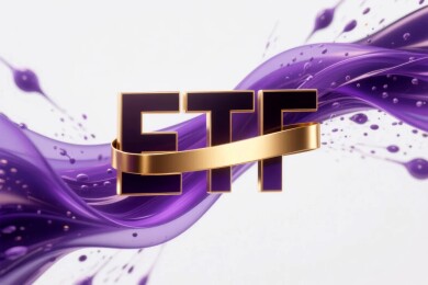 ETF艺术字金融展示场景