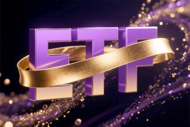 ETF艺术字金融展示场景