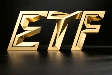 ETF艺术字金融展示场景