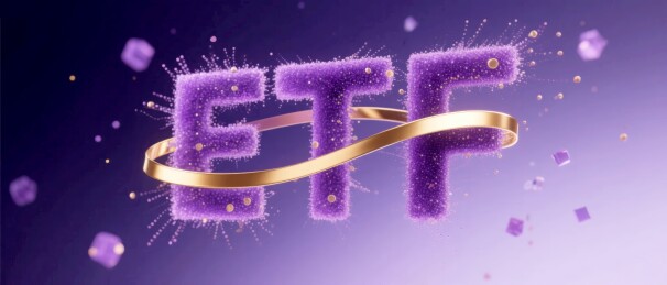 ETF艺术字金融展示场景