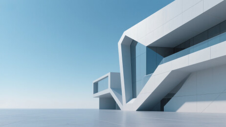 现代虚拟建筑场景