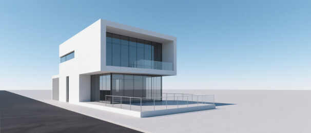 现代虚拟建筑场景