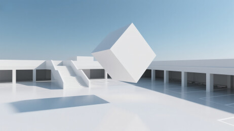 现代虚拟建筑场景