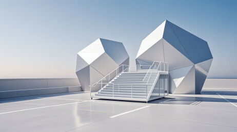 现代虚拟建筑场景