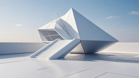 现代虚拟建筑场景