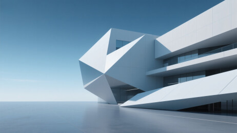 现代虚拟建筑场景