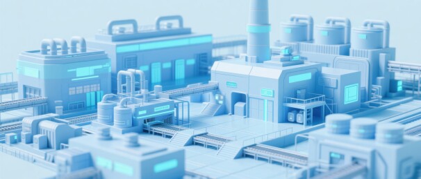 科幻工业设施场景