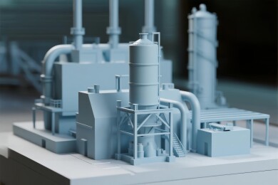 科幻工业设施场景