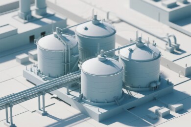 科幻工业设施场景