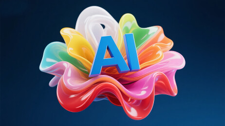 炫彩涂料上的AI字母