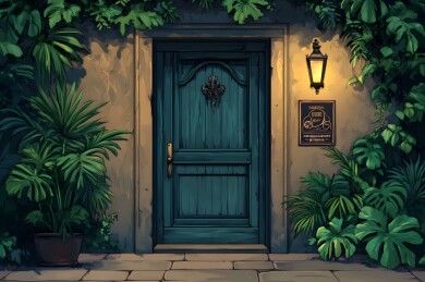 墙上复古铜器与工业壁灯