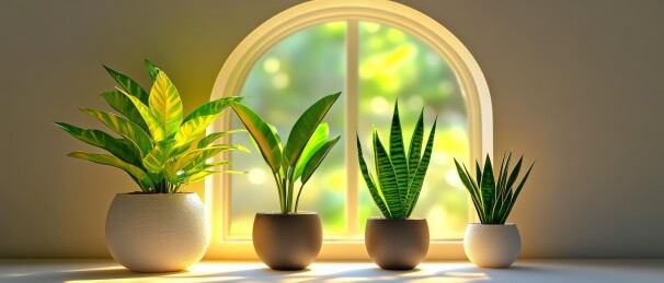 绿植物清新感室内场景