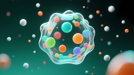 透明球体彩色小球