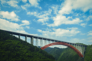 春季长江三峡旅游区重庆巫山小三峡风景